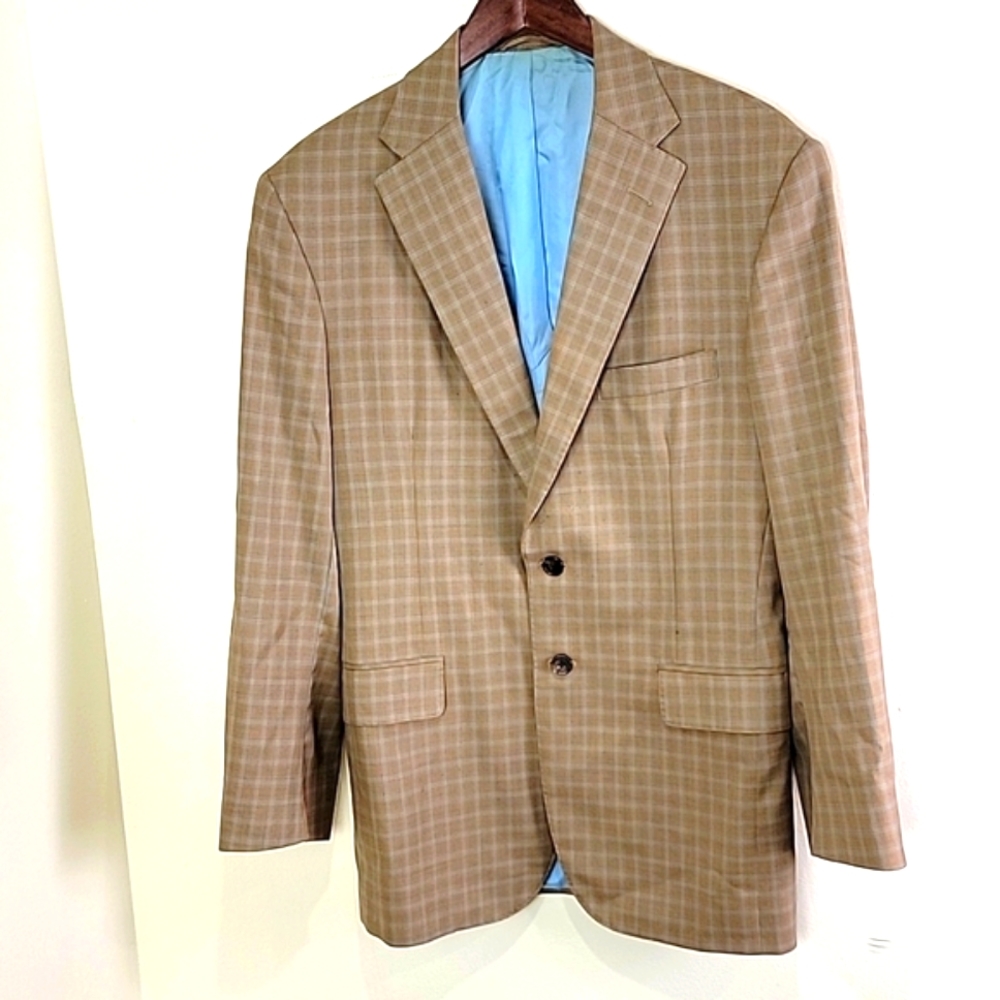 Holland & Sherry Custom Tailored (40r) Plaid Spor… - image 1